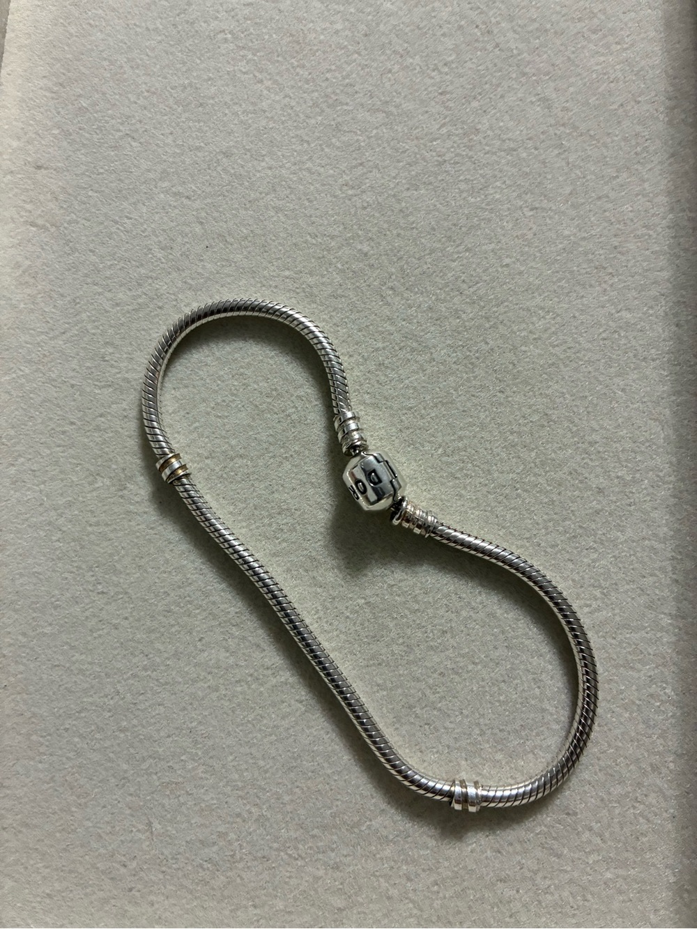 Pandora Sterling Silver Snake Chain Bracelet